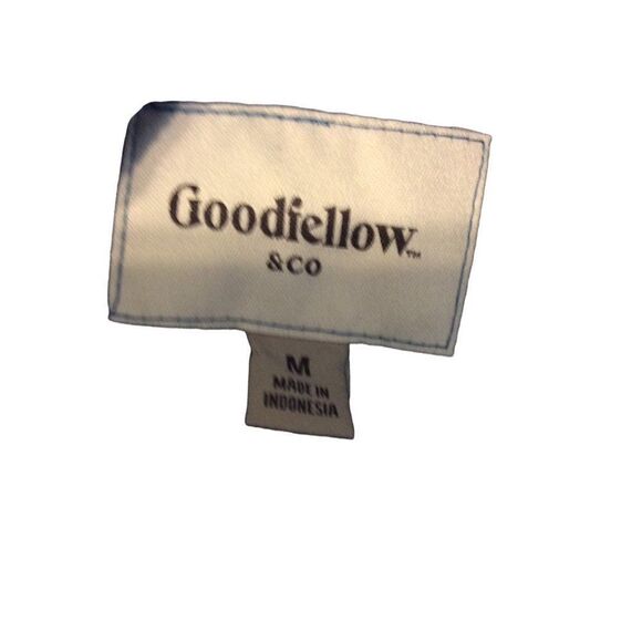 GOODFELLOW Hooded Pullover  Medium Blue Cotton - Picture 3 of 3